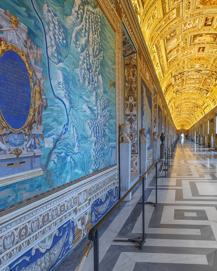 Galleria delle carte geografiche, musei vaticani