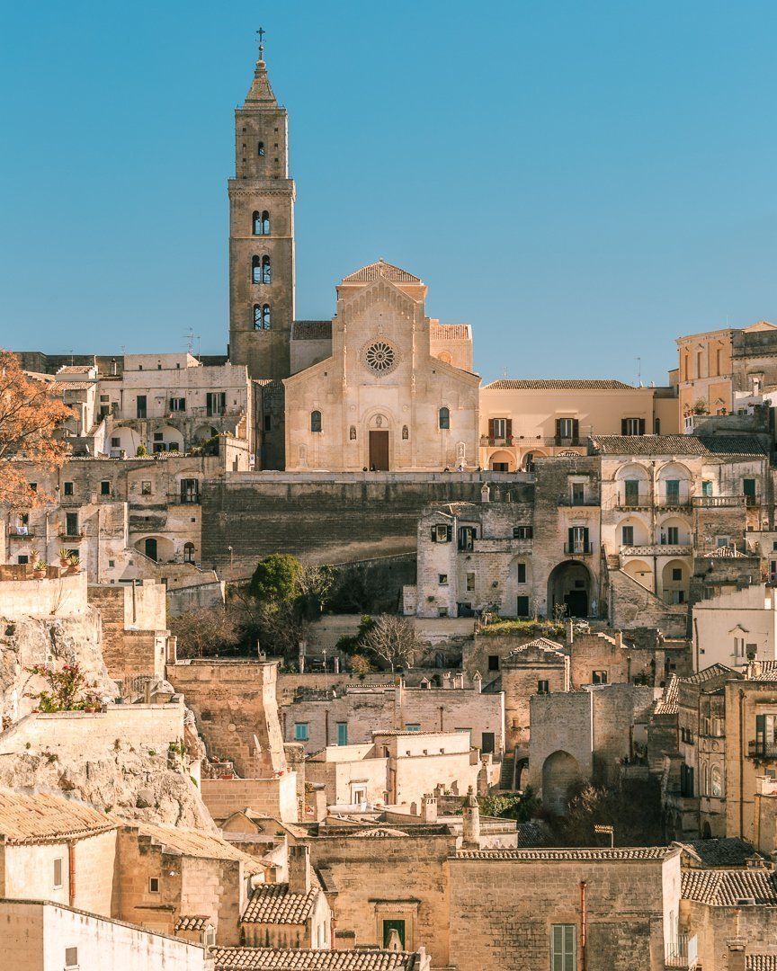 Matera, panorama con Cattedrale